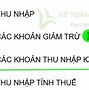 Các Khoản Thu Nhập Chịu Thuế Và Không Chịu Thuế Tncn