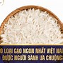 Gạo Đắt Nhất Việt Nam