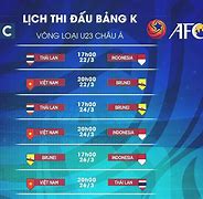 Lịch Bóng Đá Việt Nam Vck U23 Châu Á